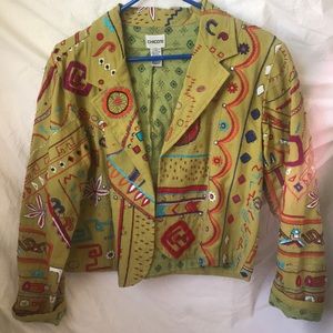 ✧Chico’s Embroidered Jacket Green
»EUD!